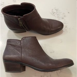 Brown Sam Edelman ankle booties